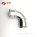 V Profile Stainless Steel Press Fitting 90 Elbow